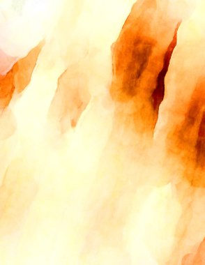 Soyut suluboya sanat eserleri. Fırça boyalı dijital resim. Renkli yaratıcı suluboya çizimi.