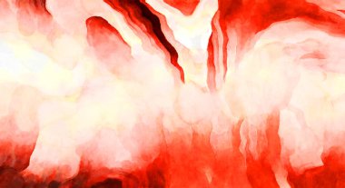 Soyut suluboya sanat eserleri. Fırça boyalı dijital resim. Renkli yaratıcı suluboya çizimi.