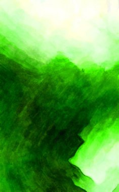 Soyut suluboya sanat eserleri. Fırça boyalı dijital resim. Renkli yaratıcı suluboya çizimi.