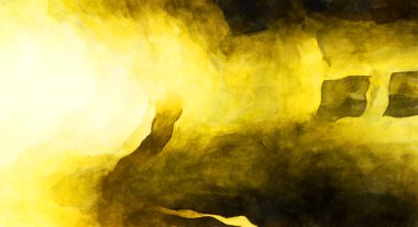 Soyut suluboya sanat eserleri. Fırça boyalı dijital resim. Renkli yaratıcı suluboya çizimi.