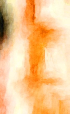 Soyut suluboya sanat eserleri. Fırça boyalı dijital resim. Renkli yaratıcı suluboya çizimi.