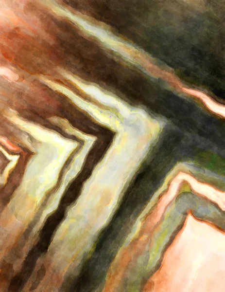 Expressief Abstract Aquarel Kunstwerk Borstel Geschilderd Digitale Kunst Schilderen Kleurrijke — Stockfoto