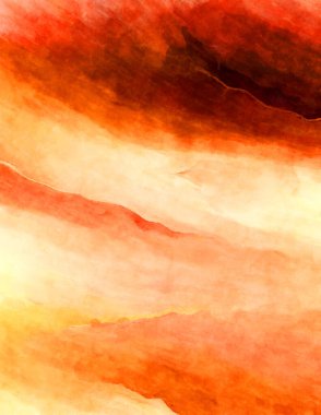 Soyut suluboya sanat eserleri. Fırça boyalı dijital resim. Renkli yaratıcı suluboya çizimi.