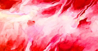 Soyut suluboya sanat eserleri. Fırça boyalı dijital resim. Renkli yaratıcı suluboya çizimi.