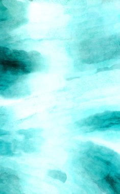 Soyut suluboya sanat eserleri. Fırça boyalı dijital resim. Renkli yaratıcı suluboya çizimi.