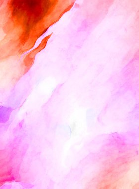 Soyut suluboya sanat eserleri. Fırça boyalı dijital resim. Renkli yaratıcı suluboya çizimi.