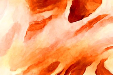 Soyut suluboya sanat eserleri. Fırça boyalı dijital resim. Renkli yaratıcı suluboya çizimi.