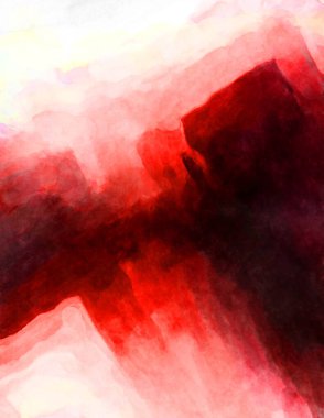 Soyut suluboya sanat eserleri. Fırça boyalı dijital resim. Renkli yaratıcı suluboya çizimi.