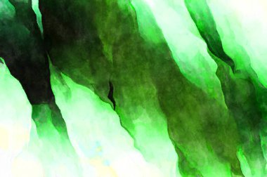 Soyut suluboya sanat eserleri. Fırça boyalı dijital resim. Renkli yaratıcı suluboya çizimi.