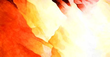 Soyut suluboya sanat eserleri. Fırça boyalı dijital resim. Renkli yaratıcı suluboya çizimi.