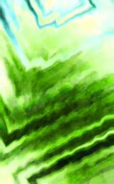 Soyut suluboya sanat eserleri. Fırça boyalı dijital resim. Renkli yaratıcı suluboya çizimi.