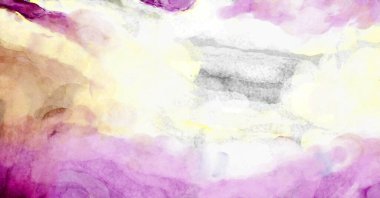 Soyut suluboya sanat eserleri. Fırça boyalı dijital resim. Renkli yaratıcı suluboya çizimi.