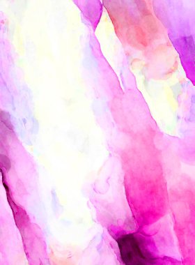 Soyut suluboya sanat eserleri. Fırça boyalı dijital resim. Renkli yaratıcı suluboya çizimi.