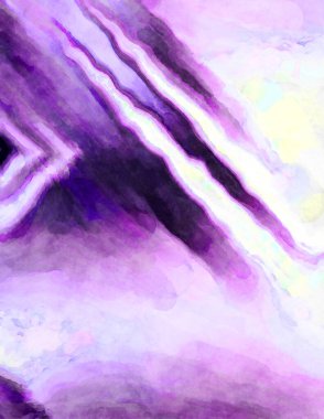 Soyut suluboya sanat eserleri. Fırça boyalı dijital resim. Renkli yaratıcı suluboya çizimi.