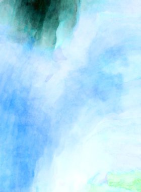 Soyut suluboya sanat eserleri. Fırça boyalı dijital resim. Renkli yaratıcı suluboya çizimi.