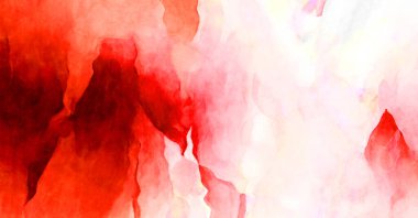 Soyut suluboya sanat eserleri. Fırça boyalı dijital resim. Renkli yaratıcı suluboya çizimi.