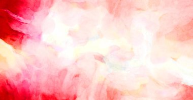 Soyut suluboya sanat eserleri. Fırça boyalı dijital resim. Renkli yaratıcı suluboya çizimi.