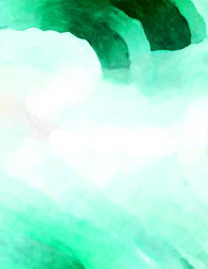 Soyut suluboya sanat eserleri. Fırça boyalı dijital resim. Renkli yaratıcı suluboya çizimi.