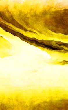 Soyut suluboya sanat eserleri. Fırça boyalı dijital resim. Renkli yaratıcı suluboya çizimi.