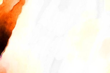 Soyut suluboya sanat eserleri. Fırça boyalı dijital resim. Renkli yaratıcı suluboya çizimi.