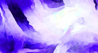 Soyut suluboya sanat eserleri. Fırça boyalı dijital resim. Renkli yaratıcı suluboya çizimi.