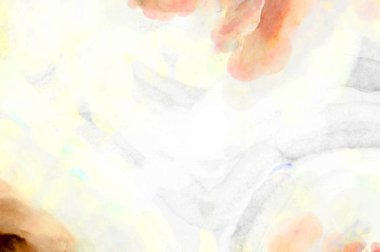 Soyut suluboya sanat eserleri. Fırça boyalı dijital resim. Renkli yaratıcı suluboya çizimi.