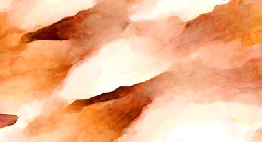 Soyut suluboya sanat eserleri. Fırça boyalı dijital resim. Renkli yaratıcı suluboya çizimi.