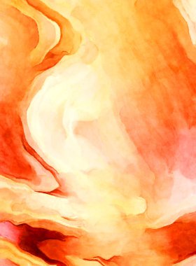 Soyut suluboya sanat eserleri. Fırça boyalı dijital resim. Renkli yaratıcı suluboya çizimi.