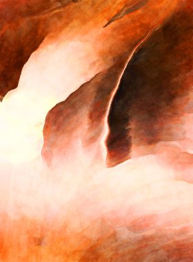 Soyut suluboya sanat eserleri. Fırça boyalı dijital resim. Renkli yaratıcı suluboya çizimi.