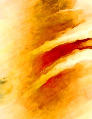 Soyut suluboya sanat eserleri. Fırça boyalı dijital resim. Renkli yaratıcı suluboya çizimi.