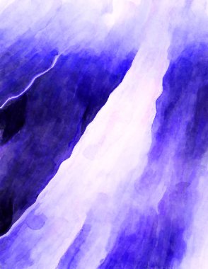 Soyut suluboya sanat eserleri. Fırça boyalı dijital resim. Renkli yaratıcı suluboya çizimi.