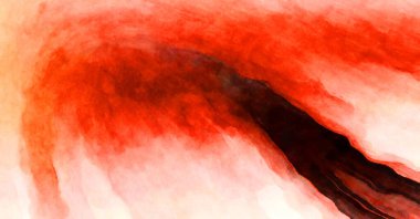 Soyut suluboya sanat eserleri. Fırça boyalı dijital resim. Renkli yaratıcı suluboya çizimi.