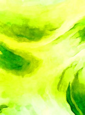 Soyut suluboya sanat eserleri. Fırça boyalı dijital resim. Renkli yaratıcı suluboya çizimi.