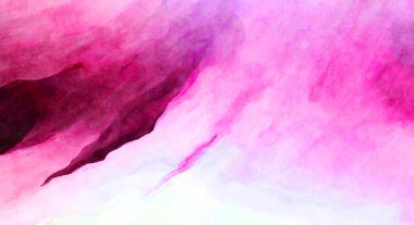 Soyut suluboya sanat eserleri. Fırça boyalı dijital resim. Renkli yaratıcı suluboya çizimi.