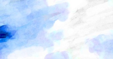 Soyut suluboya sanat eserleri. Fırça boyalı dijital resim. Renkli yaratıcı suluboya çizimi.