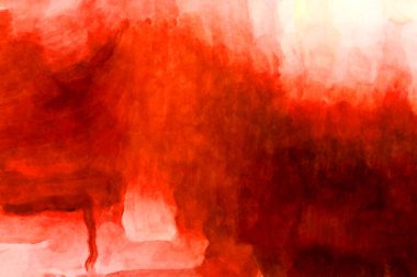 Soyut suluboya sanat eserleri. Fırça boyalı dijital resim. Renkli yaratıcı suluboya çizimi.