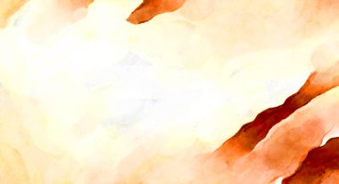 Soyut suluboya sanat eserleri. Fırça boyalı dijital resim. Renkli yaratıcı suluboya çizimi.