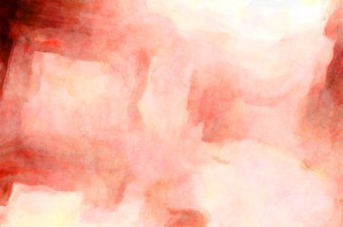 Soyut suluboya sanat eserleri. Fırça boyalı dijital resim. Renkli yaratıcı suluboya çizimi.