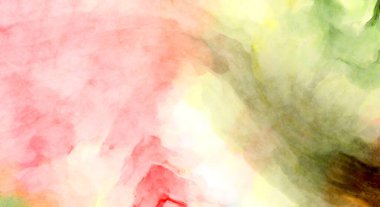 Soyut suluboya sanat eserleri. Fırça boyalı dijital resim. Renkli yaratıcı suluboya çizimi.