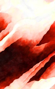 Soyut suluboya sanat eserleri. Fırça boyalı dijital resim. Renkli yaratıcı suluboya çizimi.