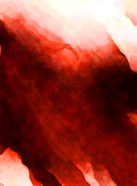 Soyut suluboya sanat eserleri. Fırça boyalı dijital resim. Renkli yaratıcı suluboya çizimi.