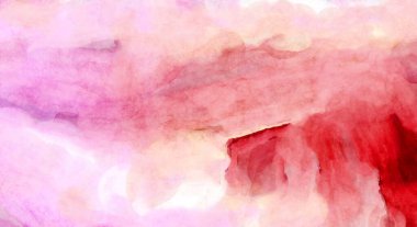 Soyut suluboya sanat eserleri. Fırça boyalı dijital resim. Renkli yaratıcı suluboya çizimi.