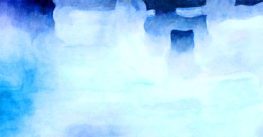 Soyut suluboya sanat eserleri. Fırça boyalı dijital resim. Renkli yaratıcı suluboya çizimi.