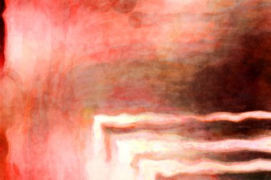 Soyut suluboya sanat eserleri. Fırça boyalı dijital resim. Renkli yaratıcı suluboya çizimi.