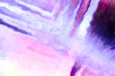 Soyut suluboya sanat eserleri. Fırça boyalı dijital resim. Renkli yaratıcı suluboya çizimi.