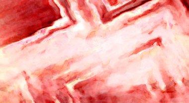 Soyut suluboya sanat eserleri. Fırça boyalı dijital resim. Renkli yaratıcı suluboya çizimi.