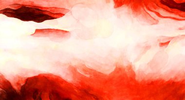 Soyut suluboya sanat eserleri. Fırça boyalı dijital resim. Renkli yaratıcı suluboya çizimi.