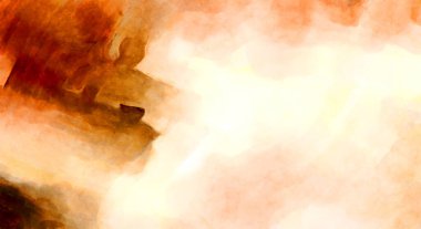 Soyut suluboya sanat eserleri. Fırça boyalı dijital resim. Renkli yaratıcı suluboya çizimi.