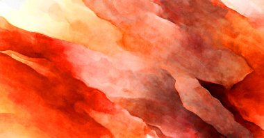 Soyut suluboya sanat eserleri. Fırça boyalı dijital resim. Renkli yaratıcı suluboya çizimi.