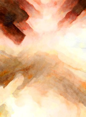 Soyut suluboya sanat eserleri. Fırça boyalı dijital resim. Renkli yaratıcı suluboya çizimi.